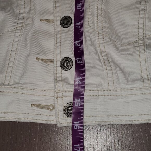 Free People Cropped Denim Jacket - Picture 7 of 9